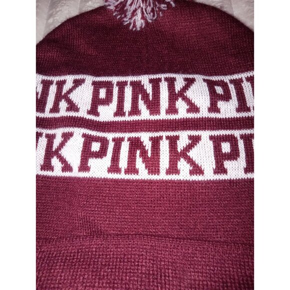 Pink Victoria's Secret Winter Hat - Picture 2 of 5